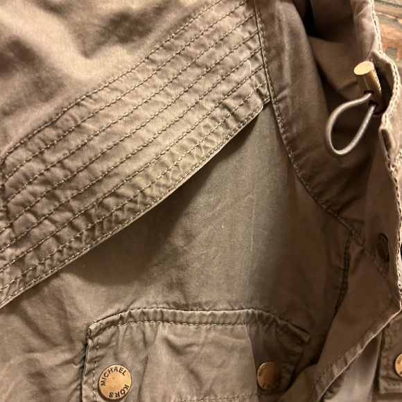 Michael Kors Army Green Lightweight Jacket Sz S - Picture 7 of 13